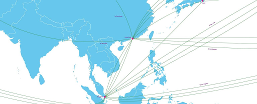 FiberGrid Asia Pacific IP Transit Route Map